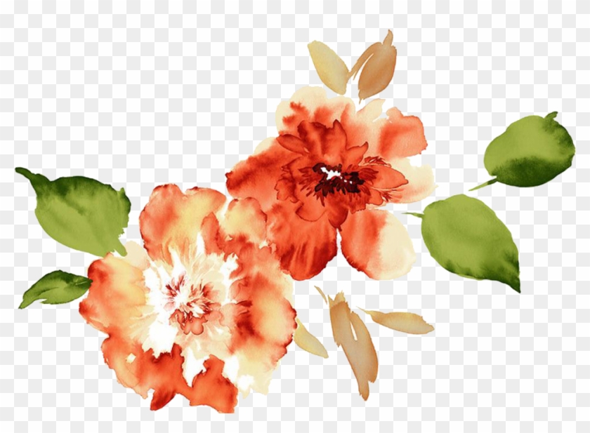 Watercolour Flowers Paper Watercolor Painting - 花 水彩 #1225914