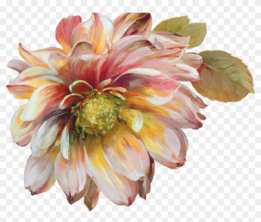 Painting Flowers Watercolor Painting Decoupage - Wall Art Lisa Audit #1225925