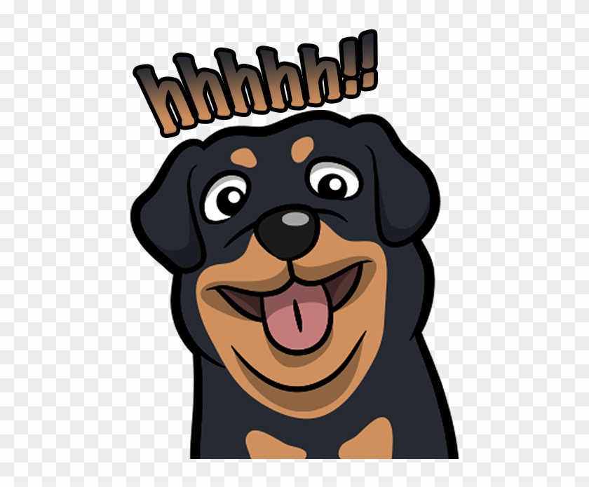 Rottweiler Emoji & Stickers Messages Sticker-10 - Sticker #1226153