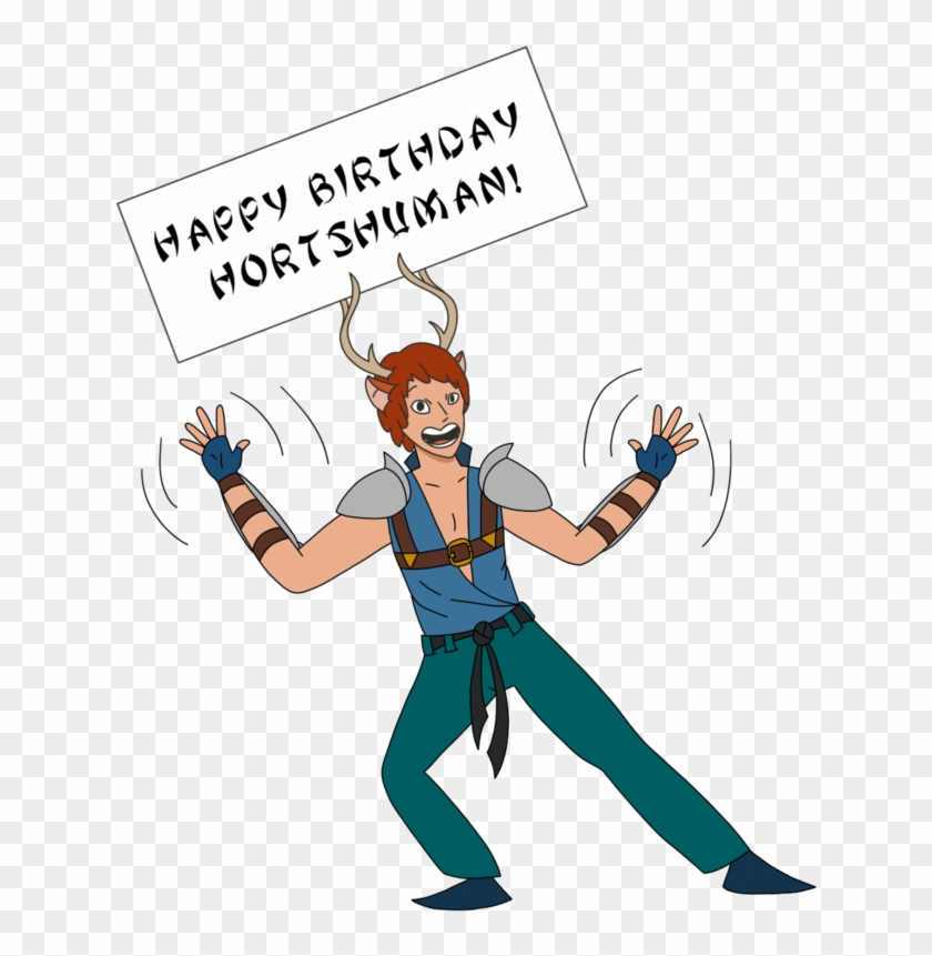 Happy Birthday Hortshuman By Kayyeh1 - Cartoon #1226554
