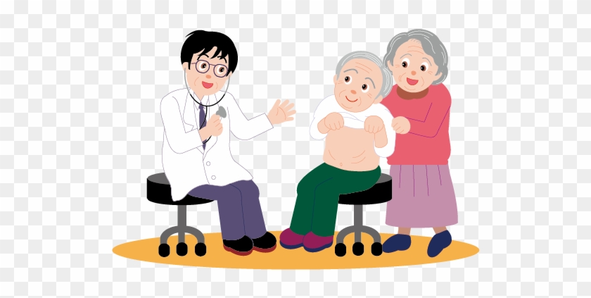 Physician Cartoon Patient Illustration - Derechos De Las Personas Mayores #1226691