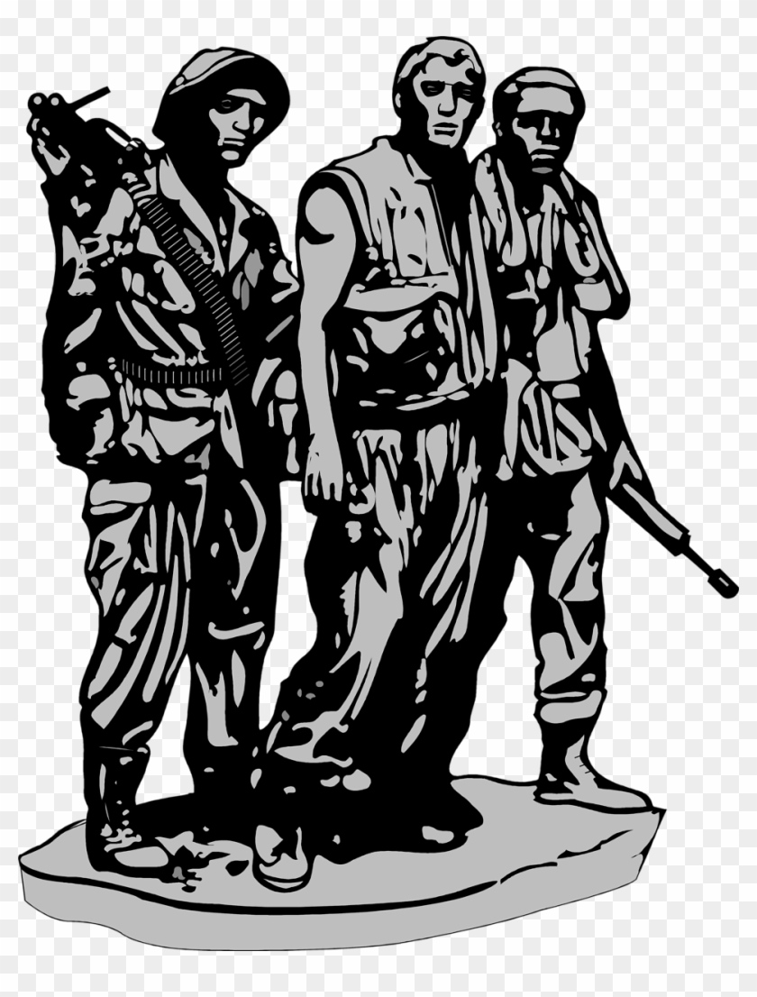Vietnam Black And White Clipart - Vietnam Veteran - Proud Son Of A Vietnam Veteran #1226737