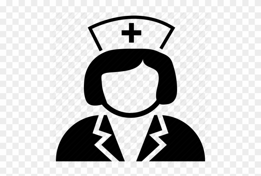 N4nurse - Nurse Black And White Icon #197306