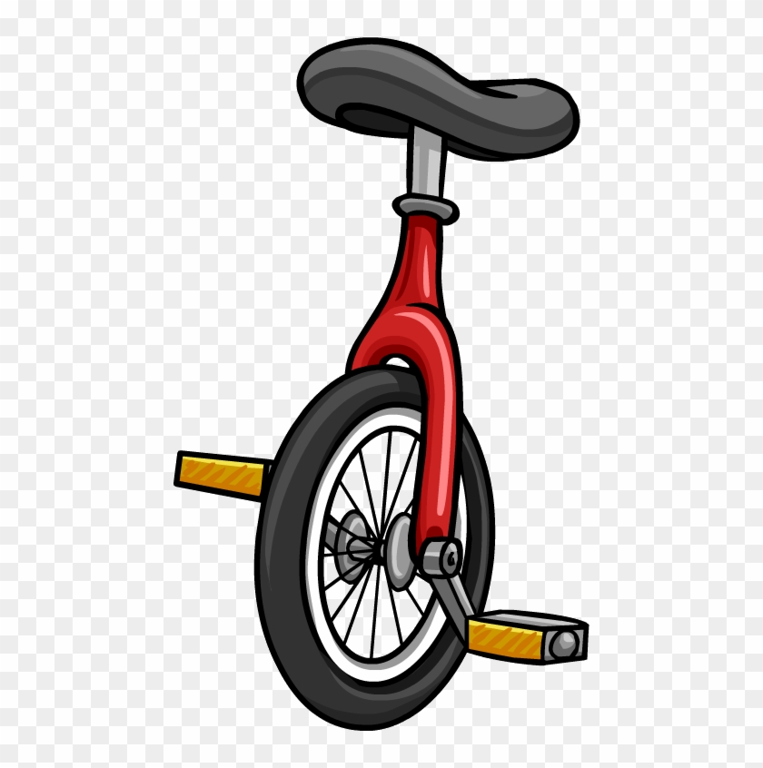Club Penguin Unicycle Circus Clip Art - Unicycle Clipart #197846