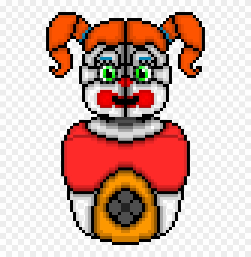 Circus Baby - Circus Baby Pixel Art #198073
