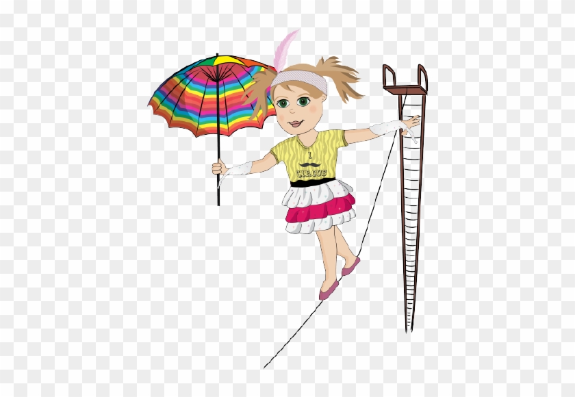 Tina The Tight Rope Walker - Umbrella #198421
