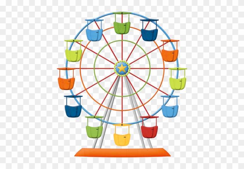 Cards - Clip Art Ferris Wheel #198473