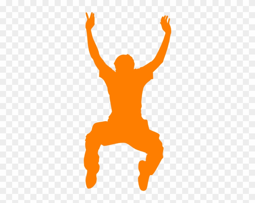Clip Arts Related To - Jumping Silhouette #198753