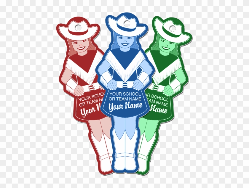 Whit Enterprises Offers Customizable Keychains In A - Dance And Drill Team #198856