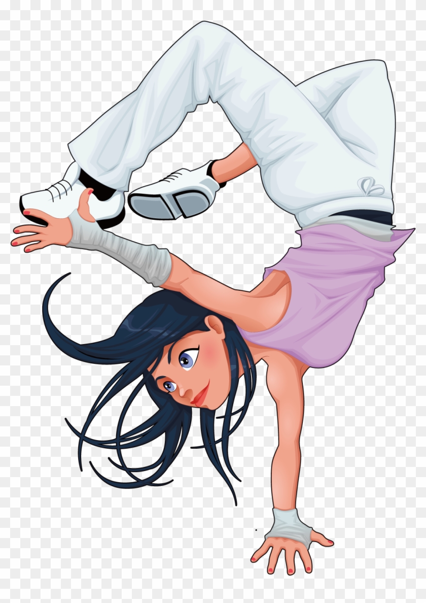 Hip-hop Dance Hip Hop Music Breakdancing - Niña Bailando Hip Hop Dibujo #199158