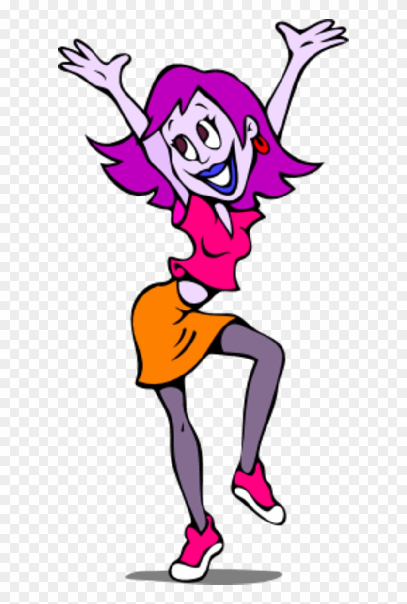 Woman Happy Dance Clip Art - Clip Art Of Happy Dance #199220