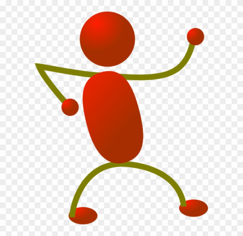Dancing Stick Figures Clip Art - Stick Figures Color Dancing #199235