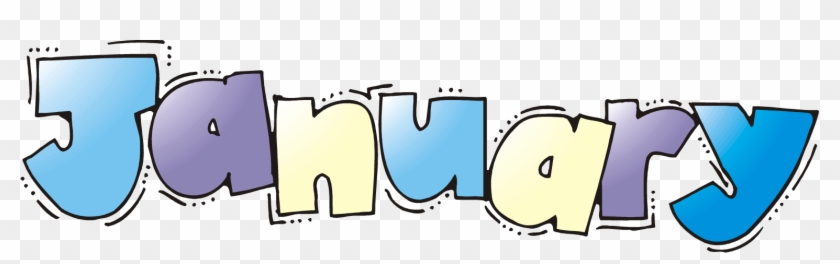1st ~ No Dance 10th January Lesson Fees Are Due - January Month Clip Art #199440