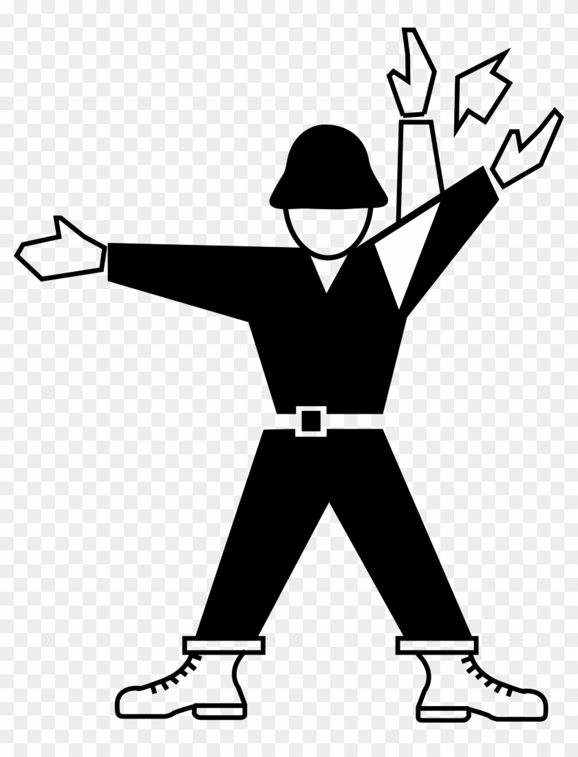 Helicopter Hand Signal Move Left - Move Left Helicopter Signal #199741