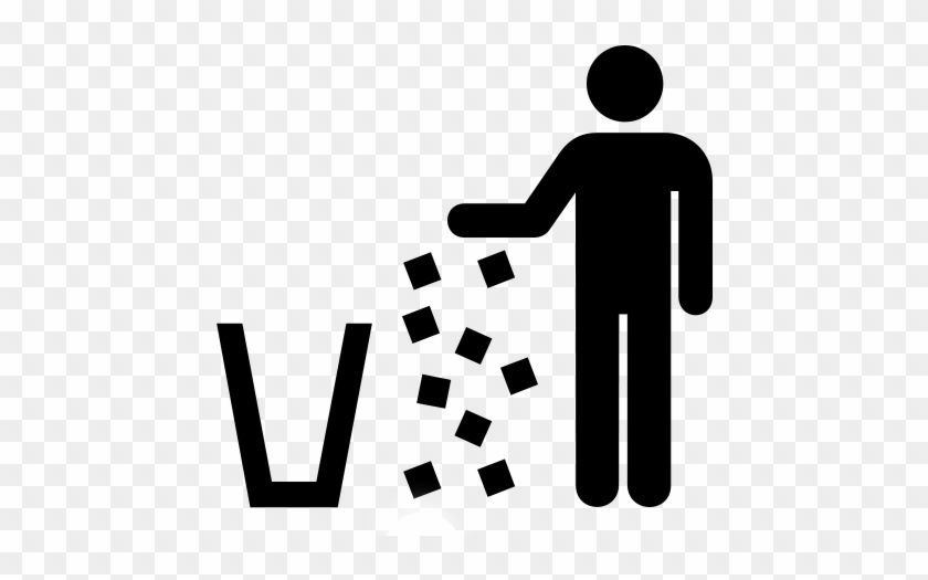 "litter Is Trash That Is Not Disposed Of Properly In - Littering Clipart Transparent #200164