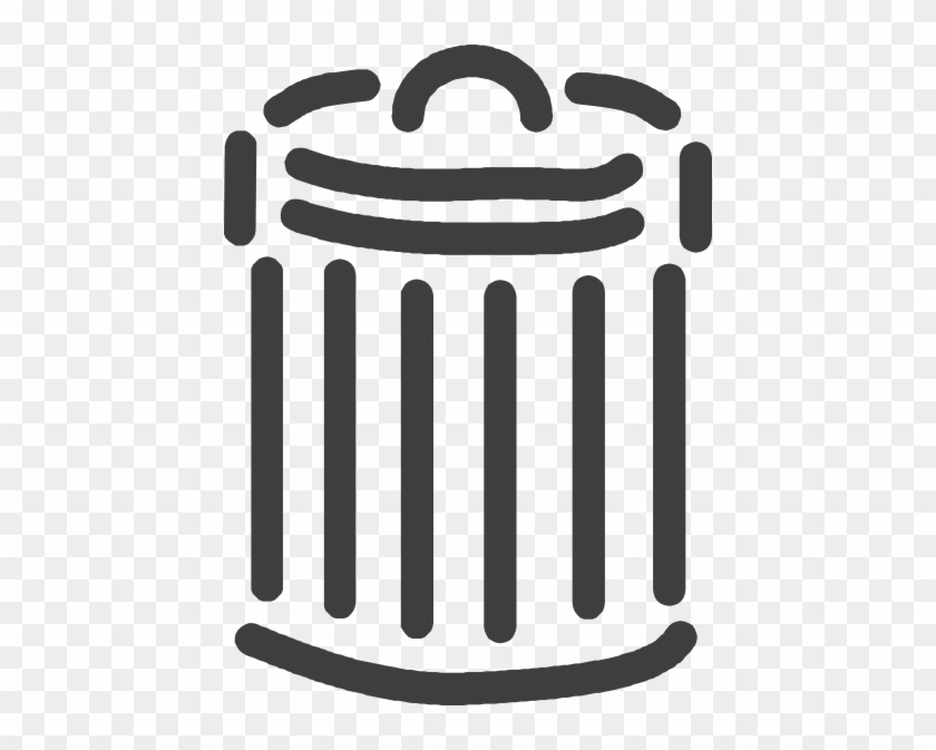Black Trash Can Clip Art #200211