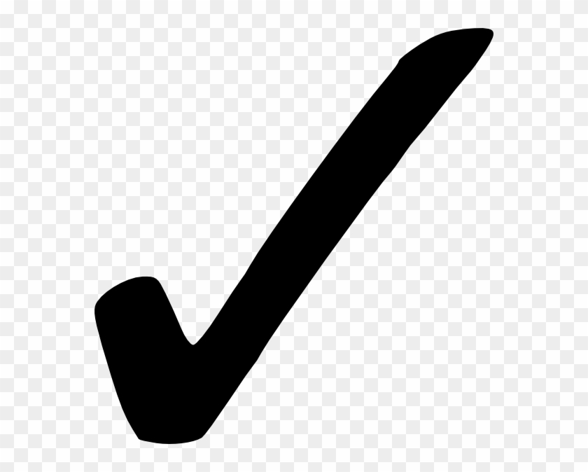 Black Check Mark Png #200473
