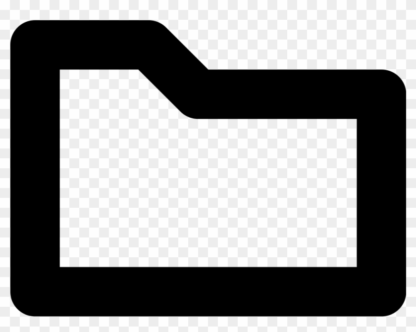 Simpleicons Interface Folder Outline Of Gross Line - Simpleicons Interface Folder Outline Of Gross Line #1227227