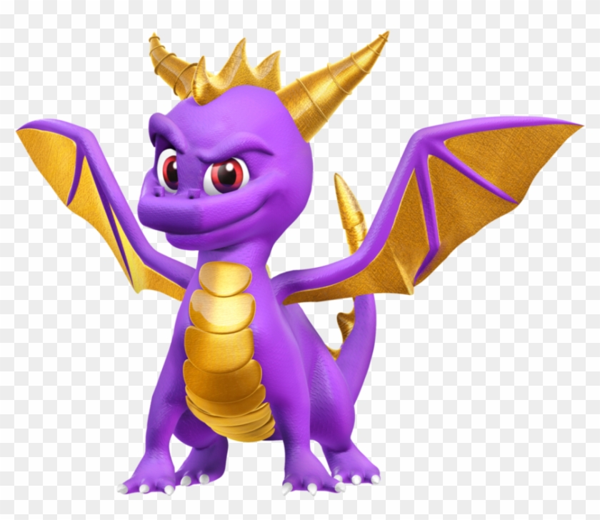 Spyro The Dragon Render By Nibroc-rock - Super Smash Bros Ultimate Spyro #1227830