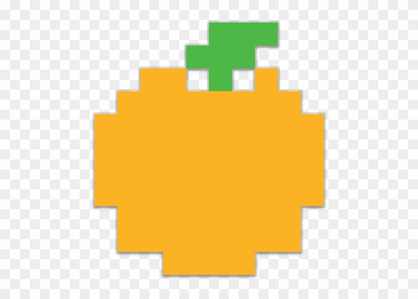 Pixel Clipart Pacman - Pac Man Orange Fruit #1228016