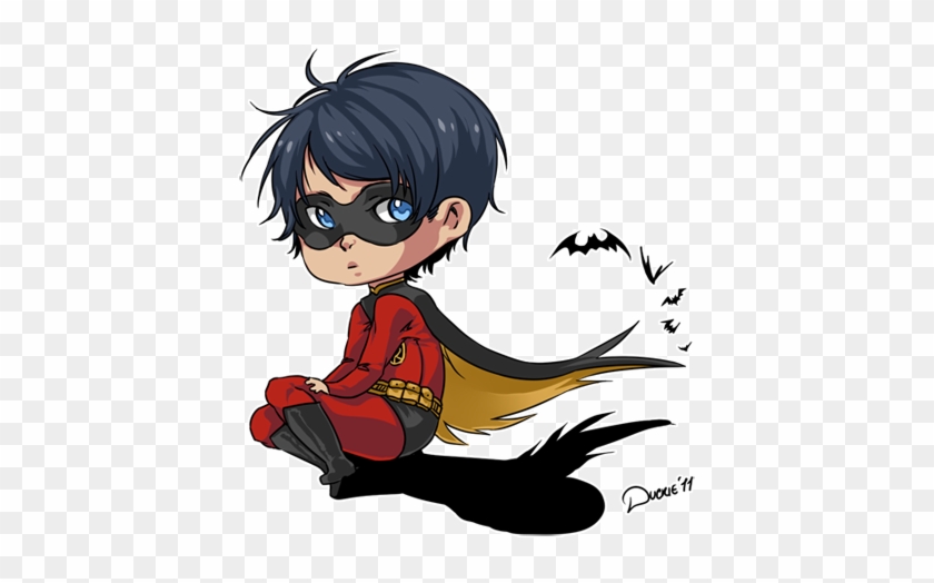 Chibi Robin One Of The Teen Titans - Кид Флэш Робин #1228316