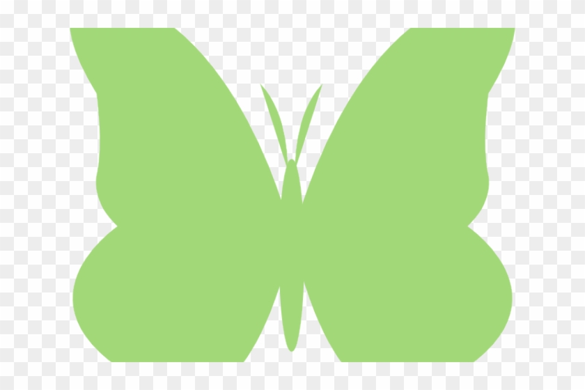 Green Butterfly Clipart - Clip Art #1228807