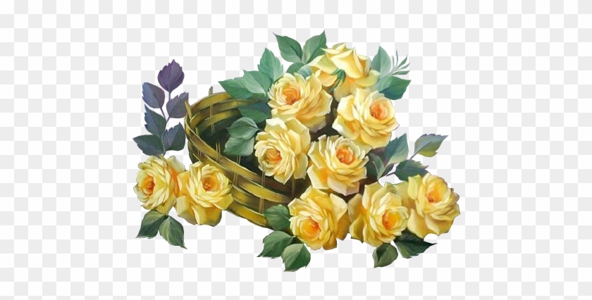 Crafts - Sárga Rózsa Png #1228958