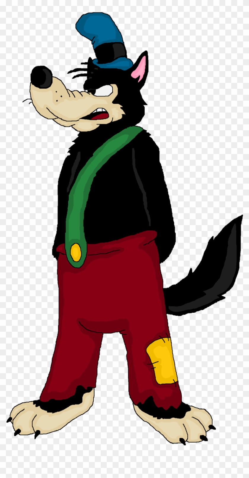 Big Bad Wolf Gray Wolf Little Red Riding Hood The Three - Red Little Riding Hood Wolf Png #1230171