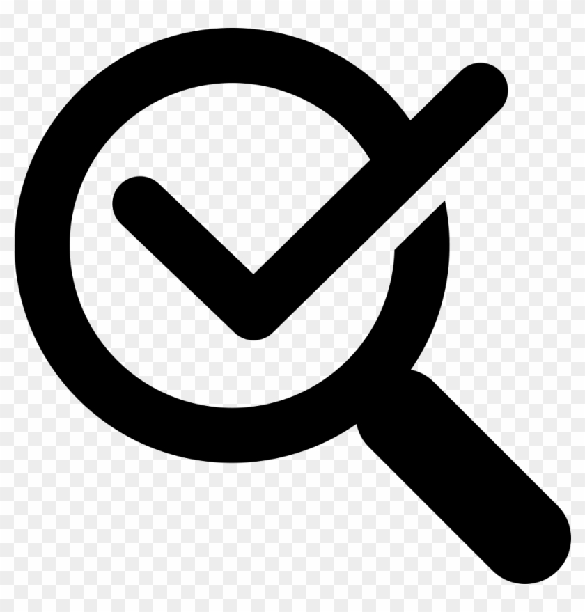 Magnifying Glass With Check Mark Comments - Verification Of Rating Let March 2018 #1230436