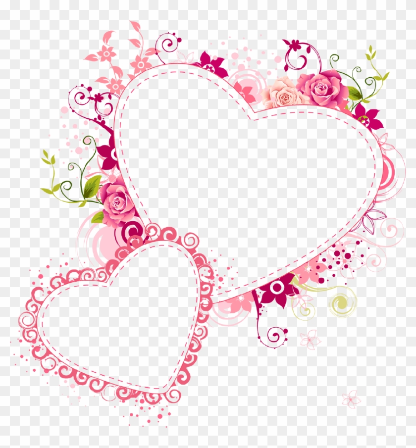 Paper Picture Frames Heart Love Clip Art - Heart Photo Frame Png #1230566