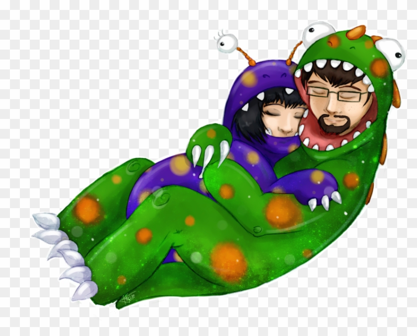 Sleeping Monsters By Katrinroz On Deviantart - Cartoon #1230578