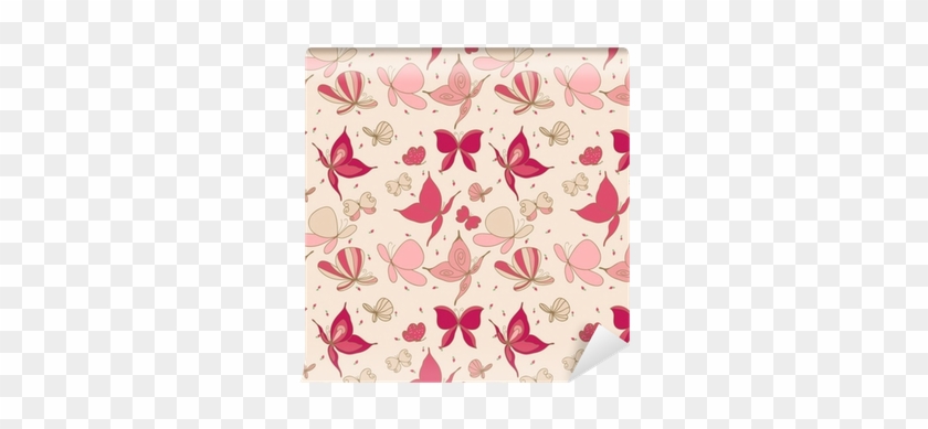 Butterfly Pattern Wristlet Purse, Women's, Antique #1230594
