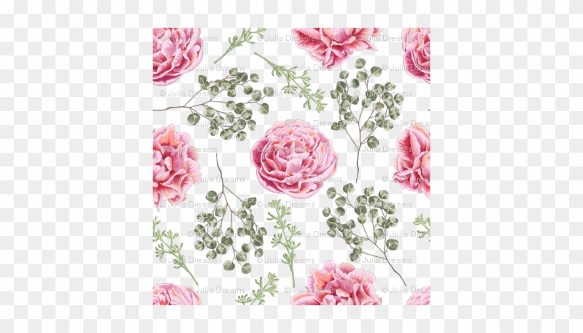 Peony And Rose - Elegant Pink Peony Flowers Closeup Shower Curtain #1230750