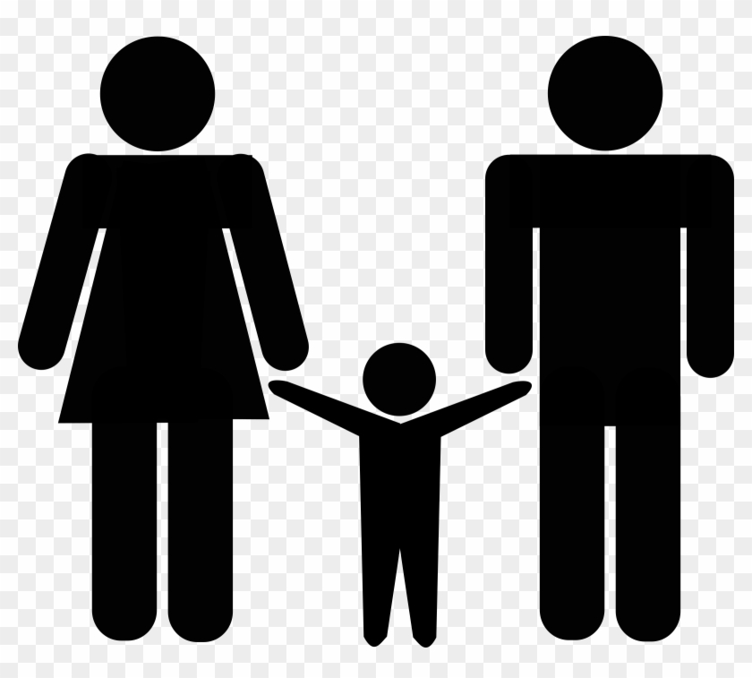 Family Restroom Icon Vector Clipart - Family Restroom Icon Vector Clipart #1231410