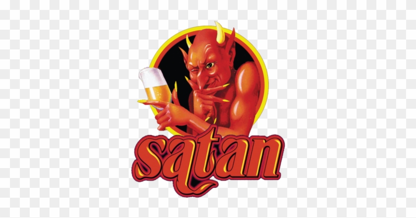 Browerij De Block Is Famous For Their Satan Range Of - Satan Drinking Beer #1231489