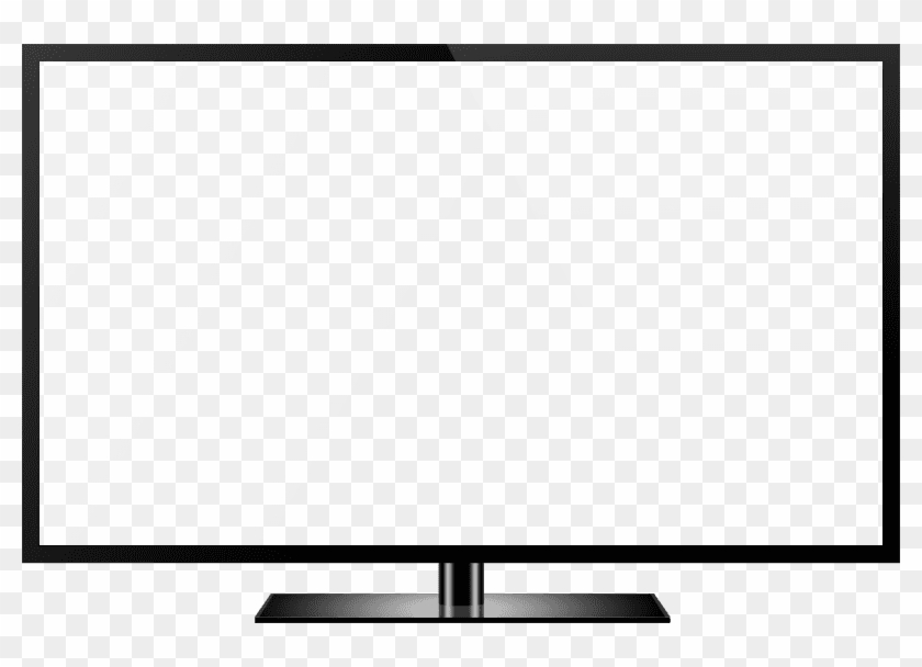 Tv Clipart Photo - Vector Flat Screen Tv #1231661