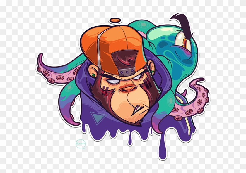 Monkey Graffiti #1231789