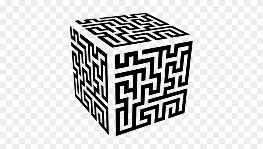 Cube Maze 3d Optical Dg0033optl - Cube Maze 3d Optical Dg0033optl #1232312