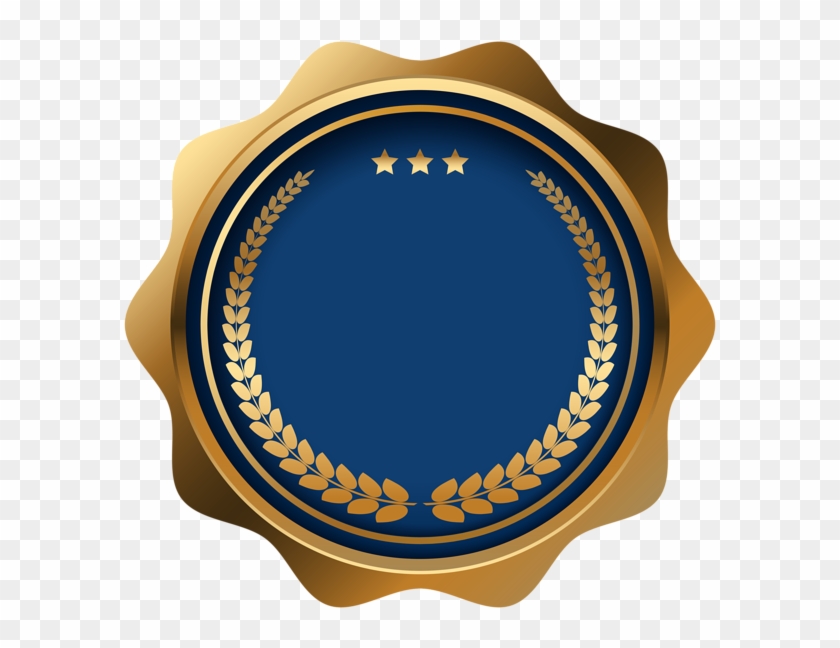 Seal Badge Blue Png Clip Art Image - Clip Art #1232320