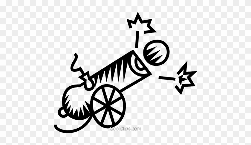Cannon Royalty Free Vector Clip Art Illustration - سكرابز رمضان #1232548