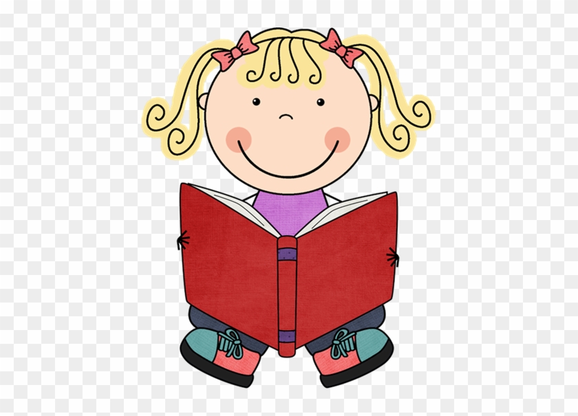 Kid Reading Clipart #1232905