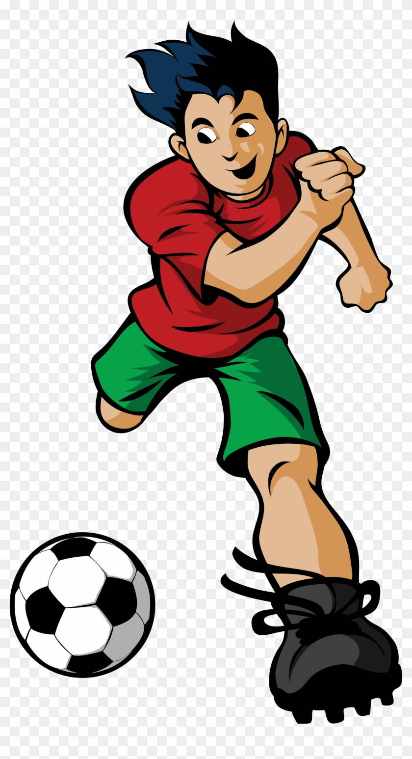 Soccer Cartoon - Soccer Player Cartoon Png #1233734