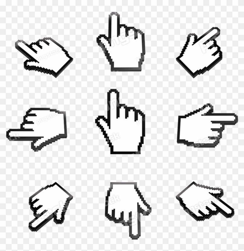 Mac Mouse Cursor Hand Clipart - Computer Mouse #1233939