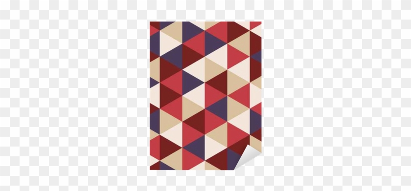 Vector Modern Seamless Colorful Geometry Triangle Pattern, - Geometry #1234484