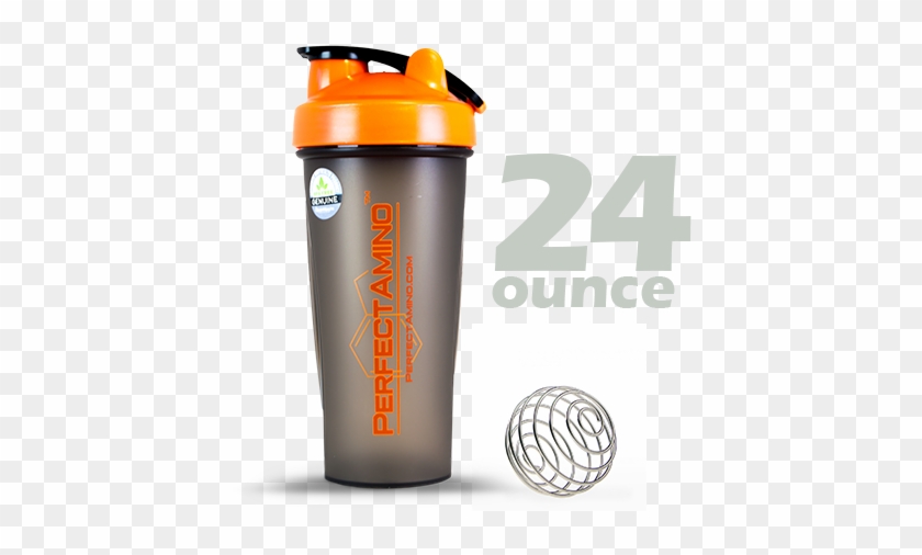 Perfectamino Shaker Bottle - 20-oz. Blenderbottle? Sportmixer? Tritan Grip - Black/pink #1234555