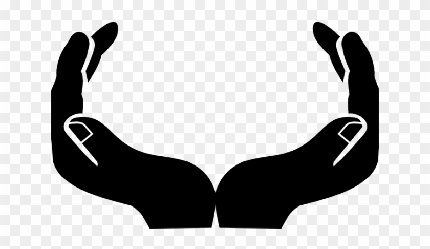 Open Hand Cliparts - Cupped Hands Clip Art #1234594