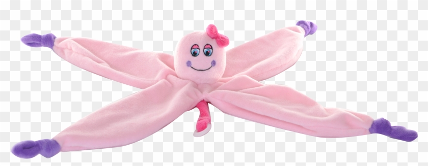 Security Blanket From Our Collection "my Octopus" - Myteddy Koseklut / Sutteklut, Rosa Blekksprut #1234982