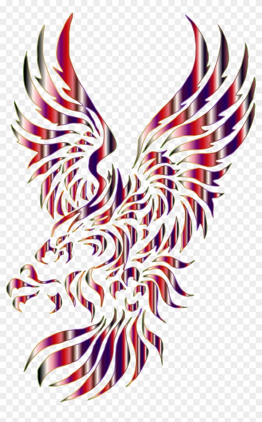 This Free Icons Png Design Of Chromatic Tribal Eagle - Tribal Eagle Png #1235664