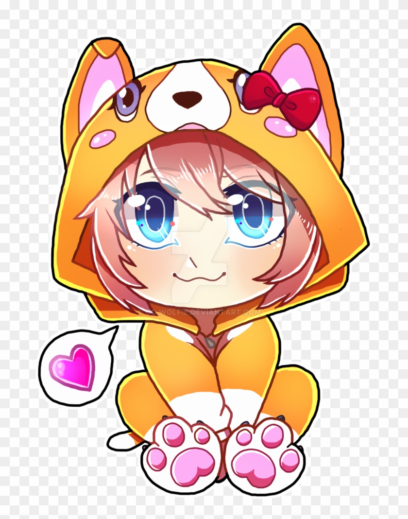 Sayori Chibi Onesie By Cc-wolfie - Chibi Onesie #1236051