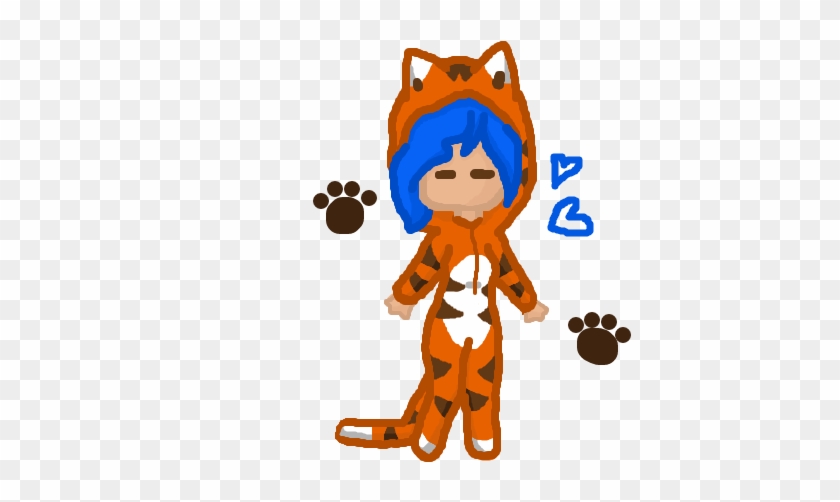 Tiger Onesie By Sprinkdraws - Cartoon #1236074